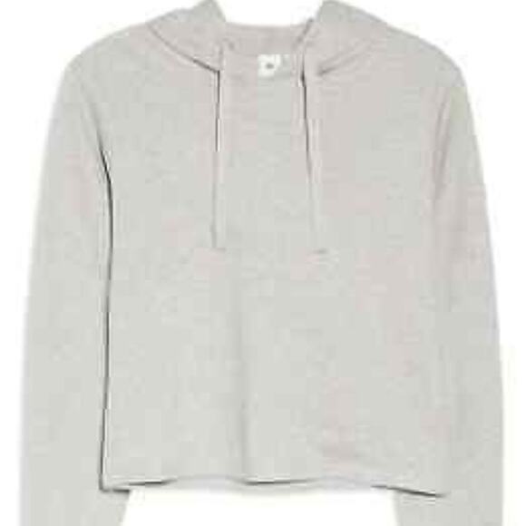 BP Organic Cotton Blend Hoodie in Grey Pearl Heather at Nordstrom Plus S… - Picture 2 of 2